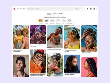 Pinterest lança tecnologia inclusiva de pesquisa de cabelo