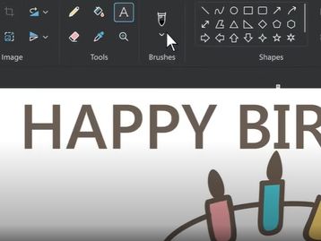 Paint ganha Modo Escuro e novo design no Windows 11