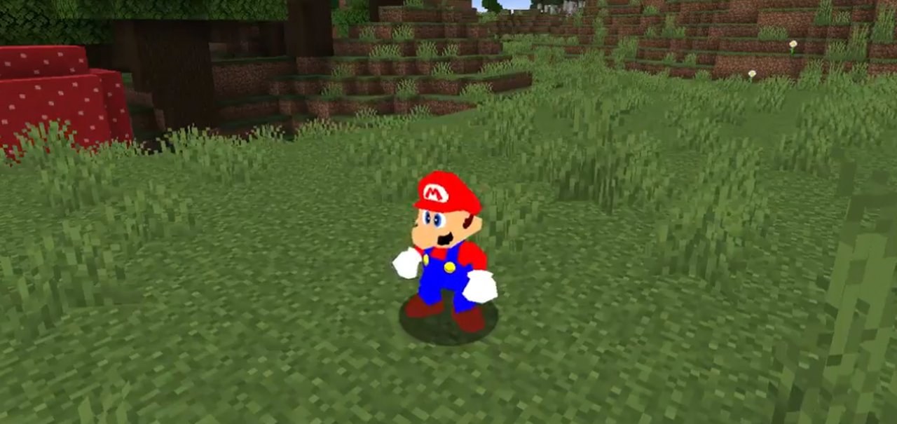 Minecraft vira Super Mario 64 graças a novo mod