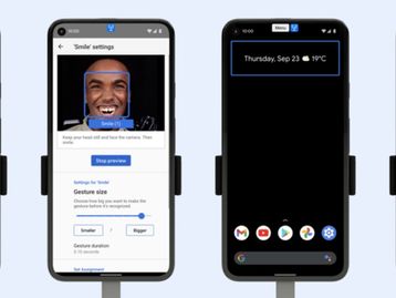 Android ganha controle por movimentos dos olhos e gestos faciais