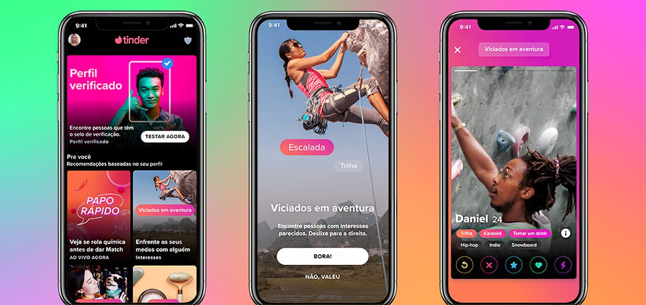 Tinder ganha match por gostos em comum e bate-papo 'antecipado'