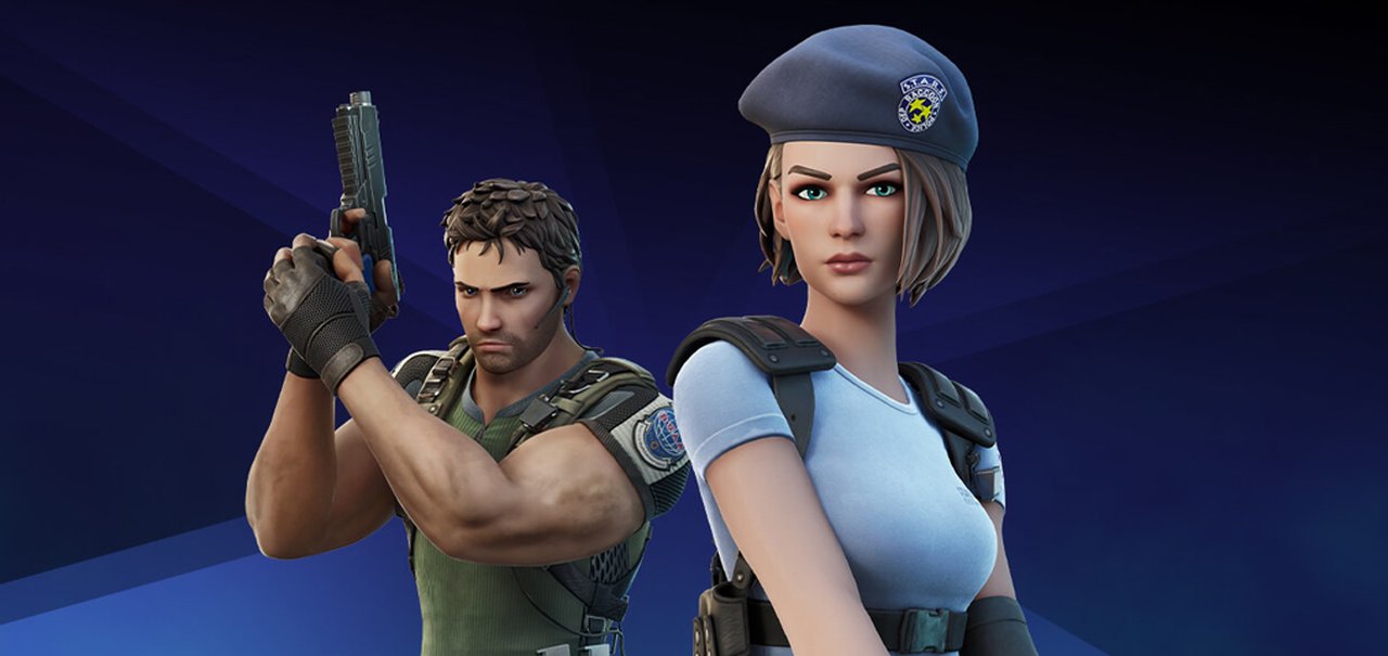 Jill e Chris de Resident Evil chegam a Fortnite Battle Royale