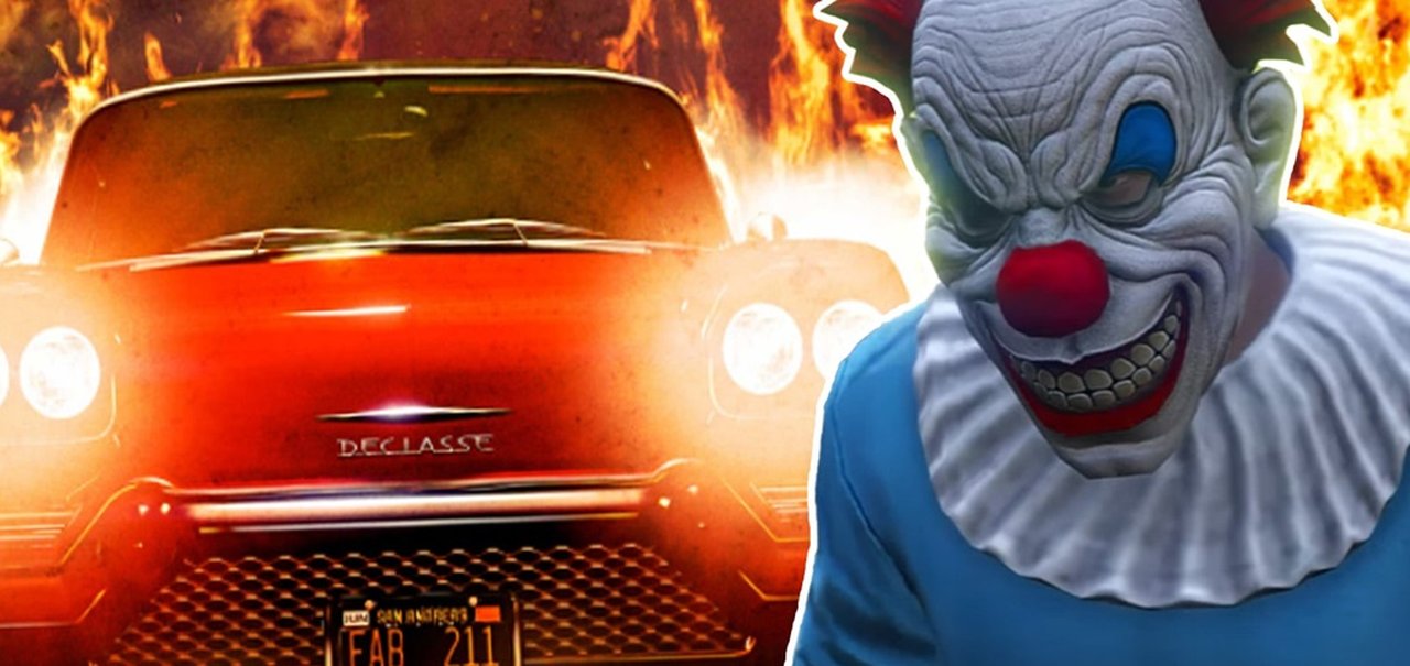 GTA Online está recheado de carros fantasmas e palhaços macabros