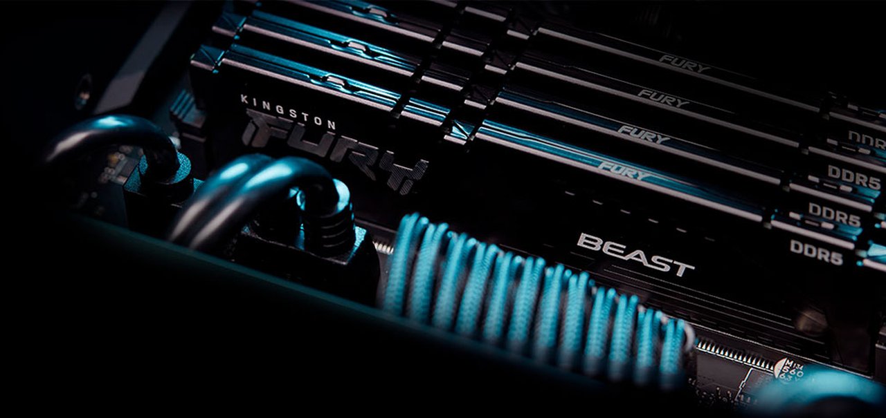 Kingston anuncia a memória Fury Beast DDR5 com até 5.200 MHz