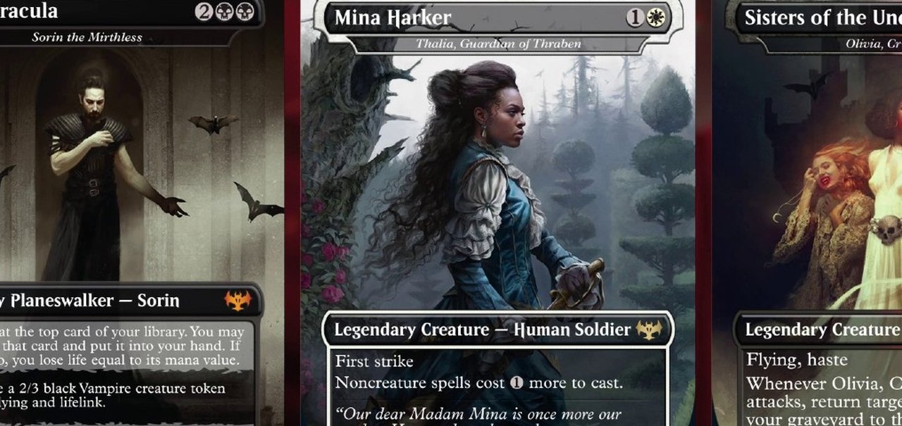 Magic The Gathering terá crossover com Drácula de Bram Stoker