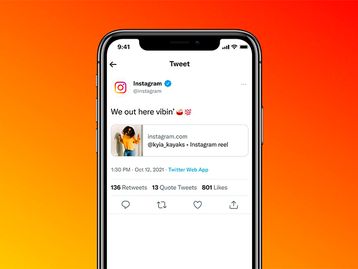Twitter volta a ter visualização de link do Instagram