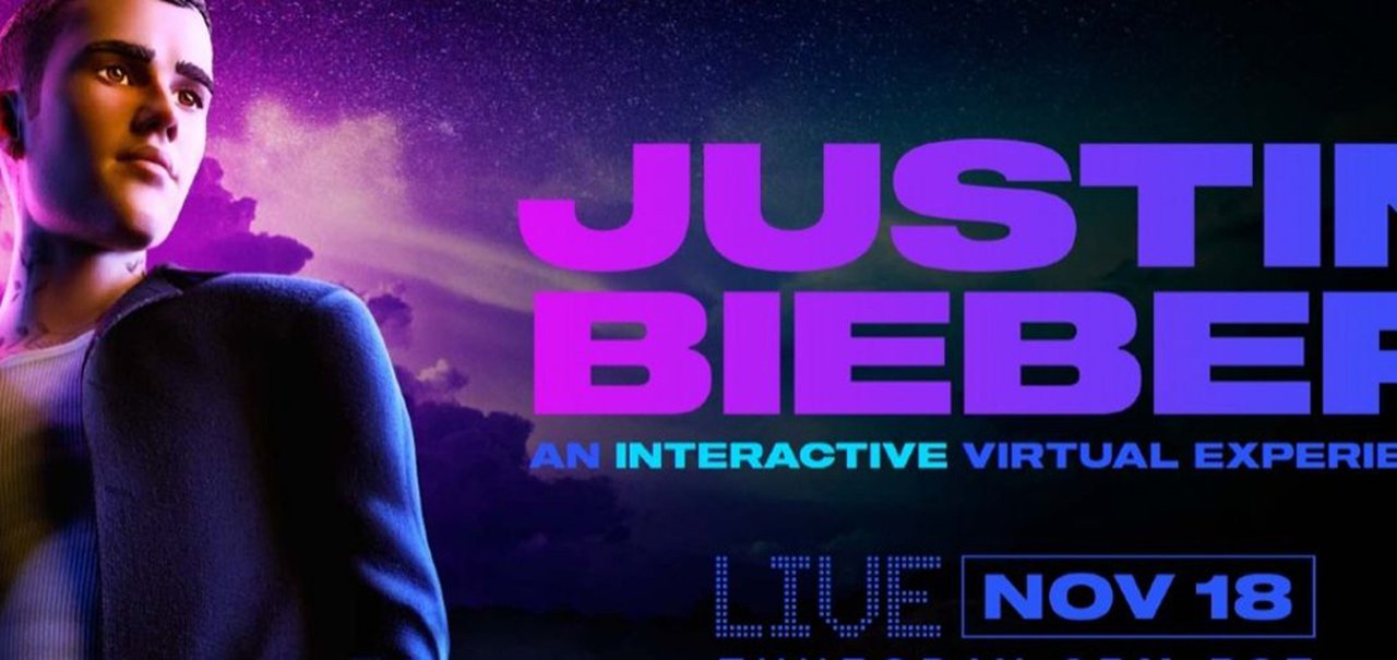 Justin Bieber fará show virtual interativo em metaverso