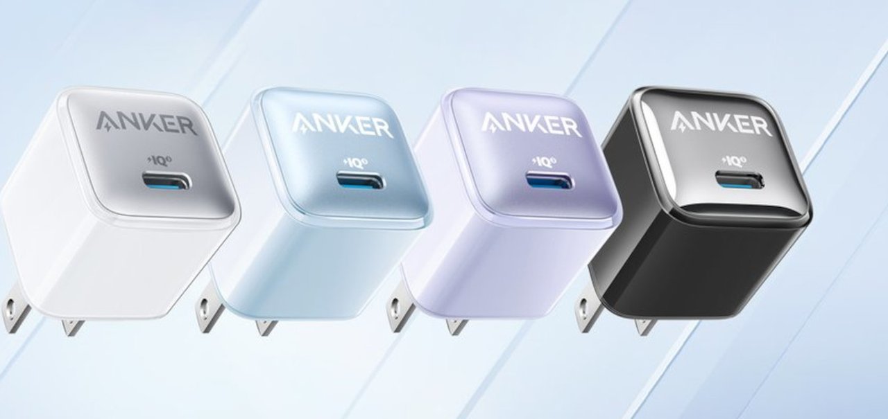 Anker: novos carregadores prometem 100% de carga em 20 minutos