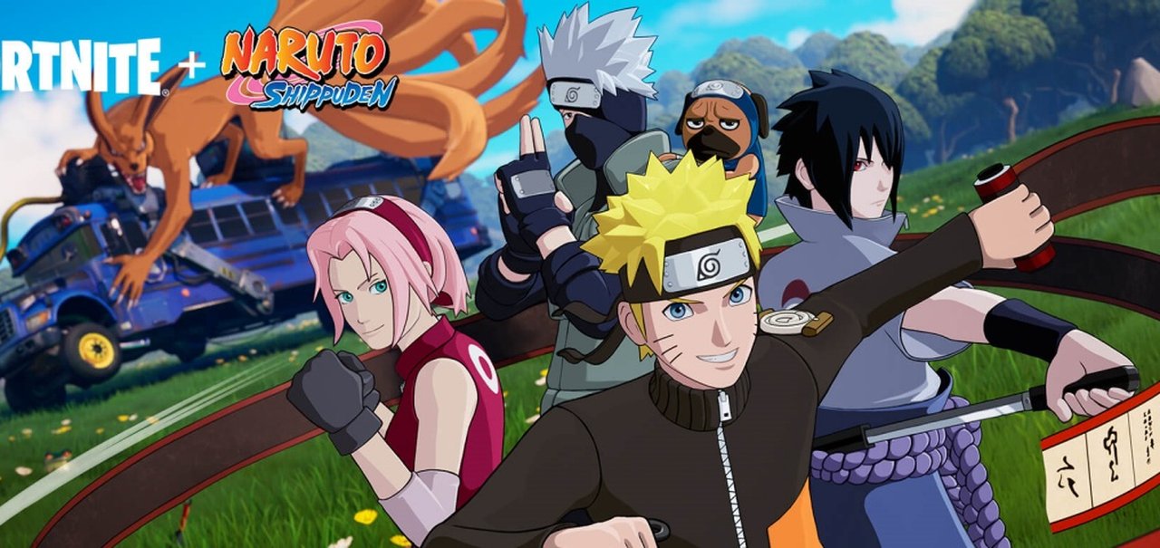 Fortnite finalmente ganha conteúdo de Naruto Shippuden