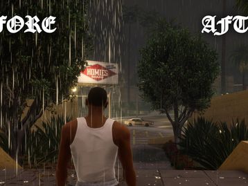 GTA Trilogy: mod conserta terrível efeito de chuva da remasterização