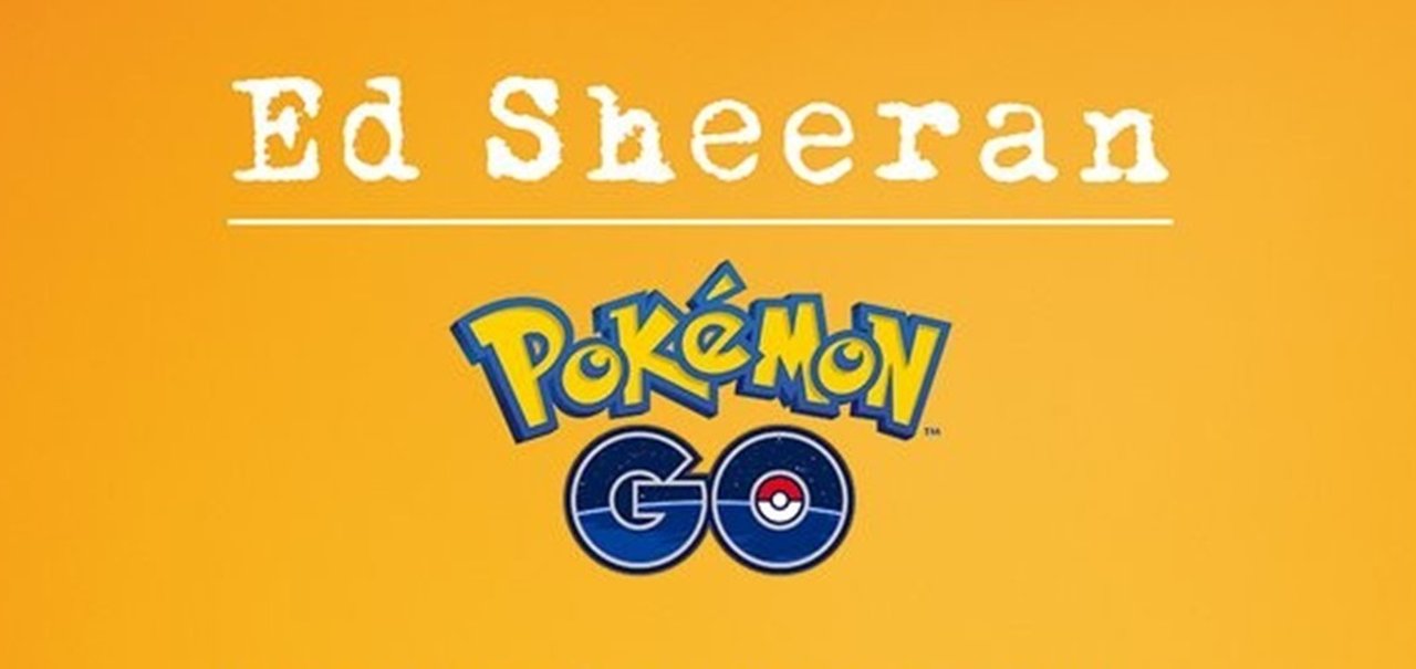 Pokémon GO anuncia colaboração com Ed Sheeran