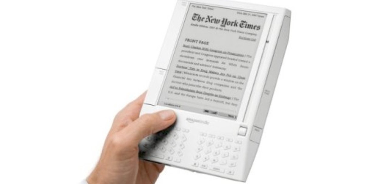 Primeira geração do Amazon Kindle completa 14 anos de idade