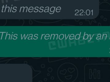 WhatsApp permitirá que administradores apaguem qualquer mensagem