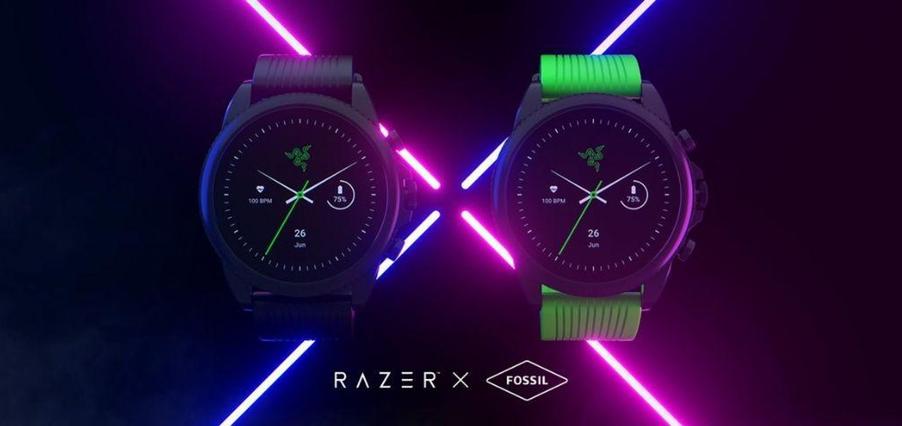 Razer X Fossil Gen 6 é o novo smartwatch da Razer para gamers