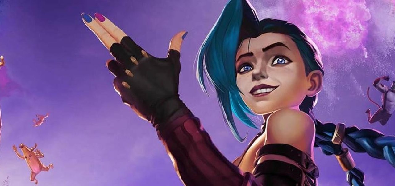 Brasileira faz arte incrível inspirada em Jinx de League of Legends