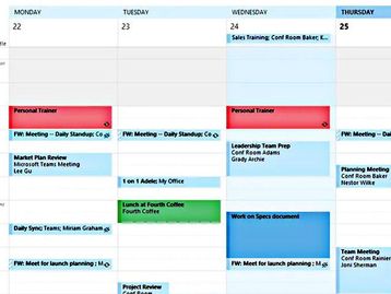 Outlook terá mais cores no calendário com nova atualização