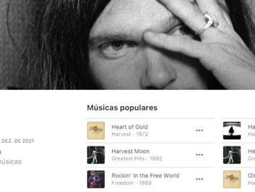 Apple Music diz ser 'lar de Neil Young' após polêmica com Spotify