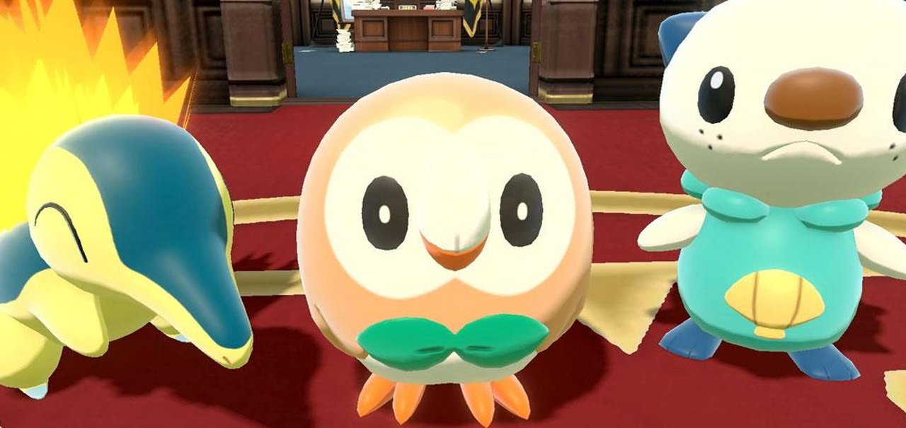 Pokémon ganha bela ilustração de Rowlet, Cyndaquil e Oshawott