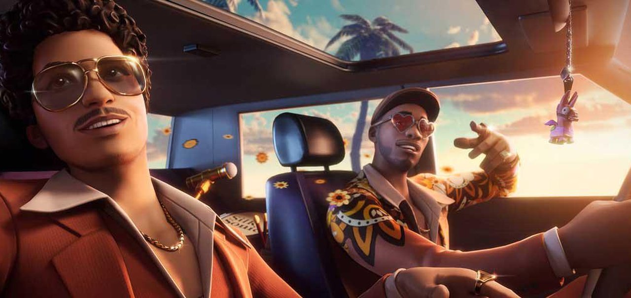 Fortnite anuncia skins de Bruno Mars e Anderson .Paak