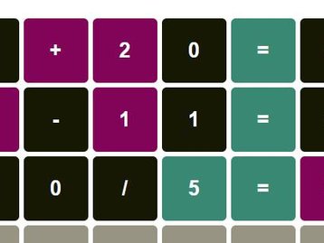 Conheça o Nerdle, um Wordle feito só de operações matemáticas