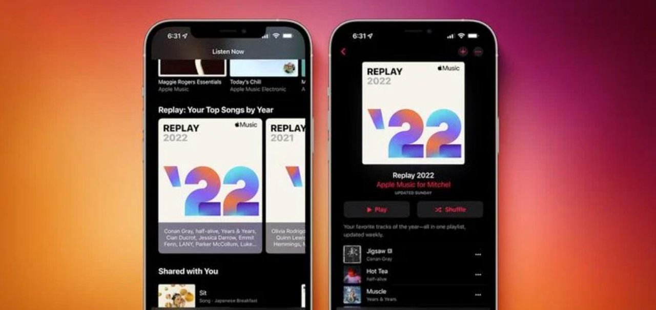 Apple Music já colocou no ar a página de retrospectiva de músicas