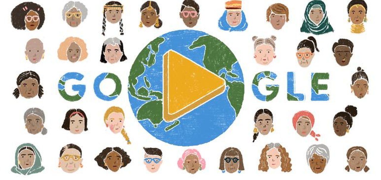 Google Doodle homenageia Dia Internacional da Mulher com desenhos