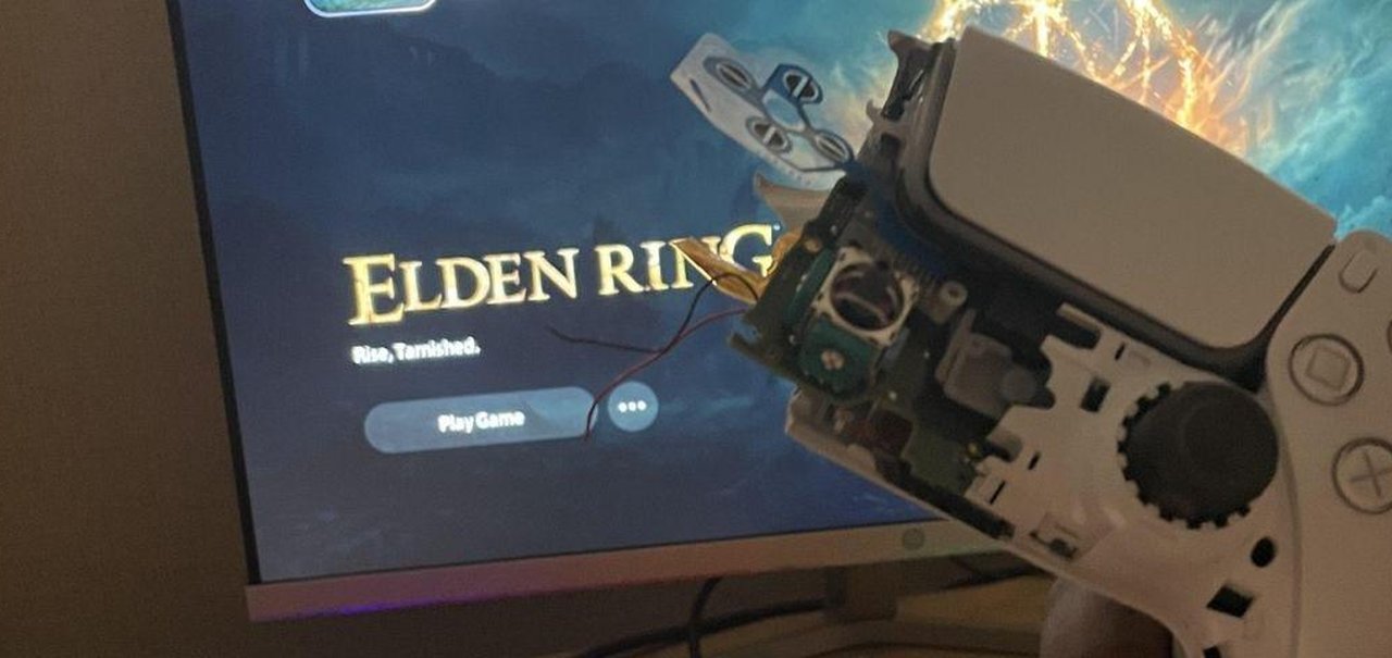 Jogador de Elden Ring destrói controle do PS5 por frustração