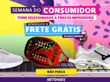 Semana do Consumidor Netshoes: até 50% de desconto em grandes marcas