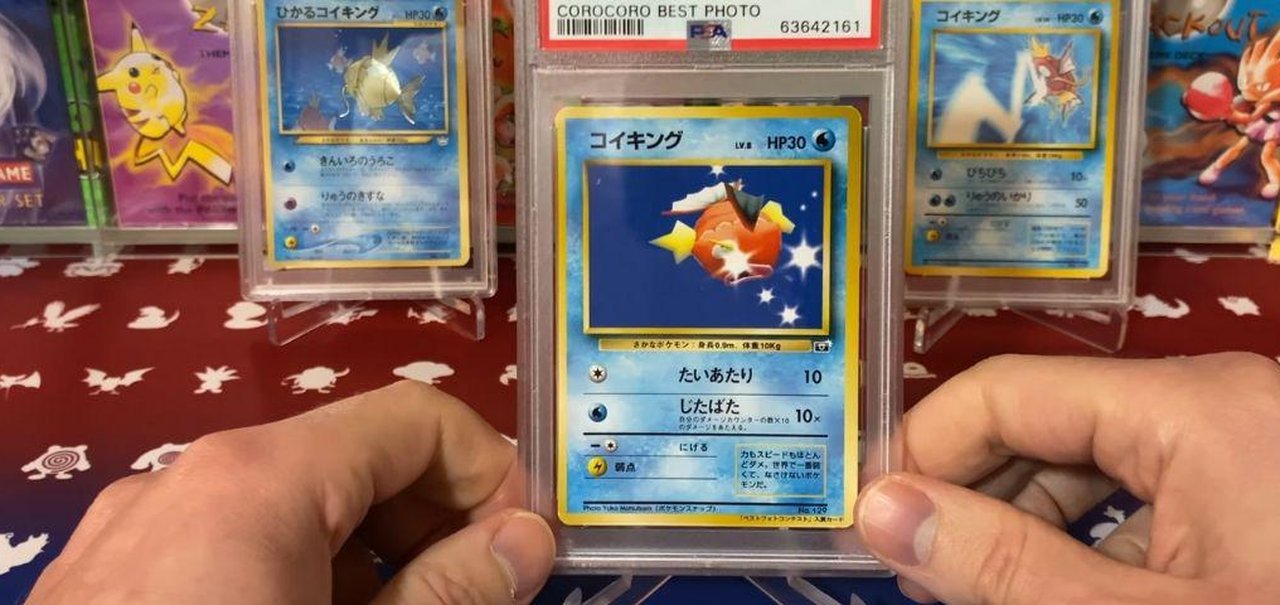 Carta 'perdida' do Pokémon conquista US$ 136 mil em leilão