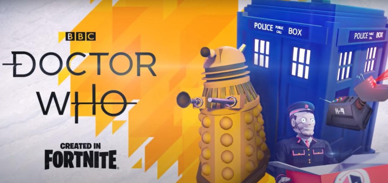 Doctor Who chega ao Fortnite com área especial no Modo Criativo