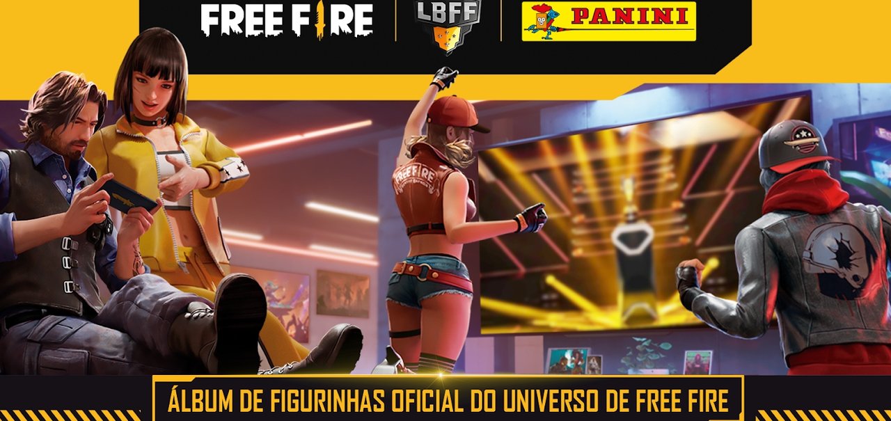 Free Fire ganha álbum de figurinhas em parceria da Garena e Panini