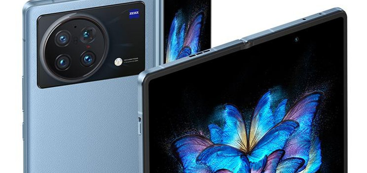 Vivo lança o X Fold, celular dobrável com telas de 120Hz