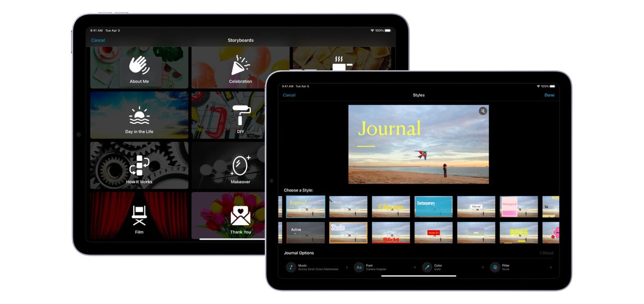 Apple atualiza iMovie com edições rápidas para redes sociais