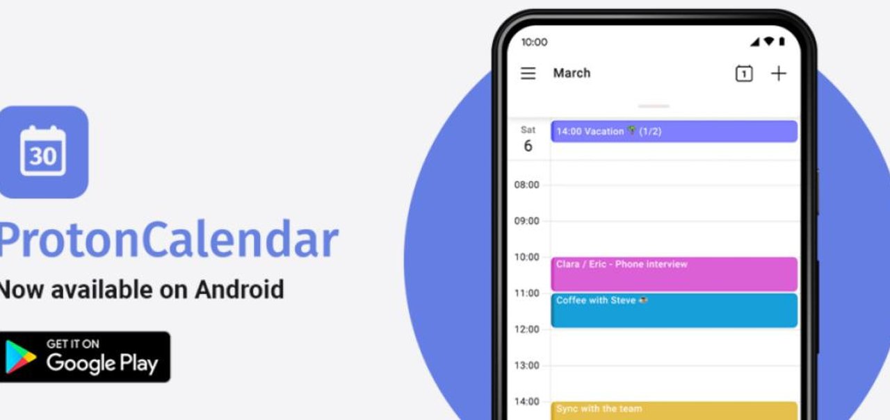 Proton Calendar: app criptografado ganha versão estável no Android