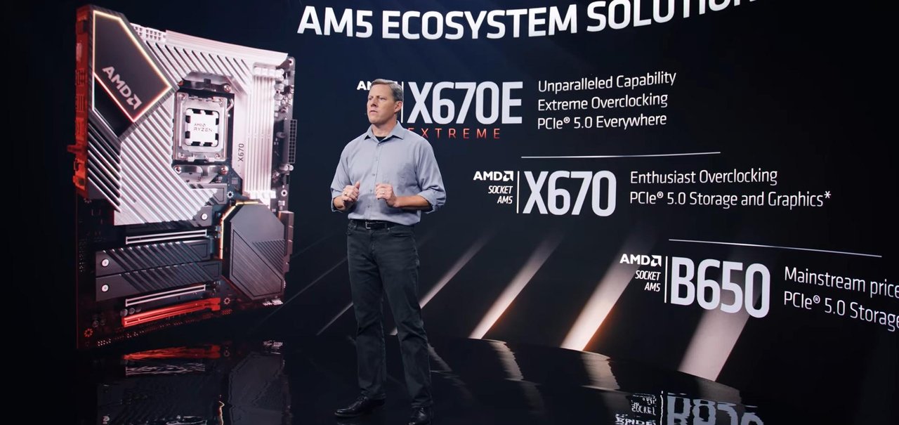 Ryzen 7000: AMD anuncia soquete AM5 e chipsets X670E, X670 e B650