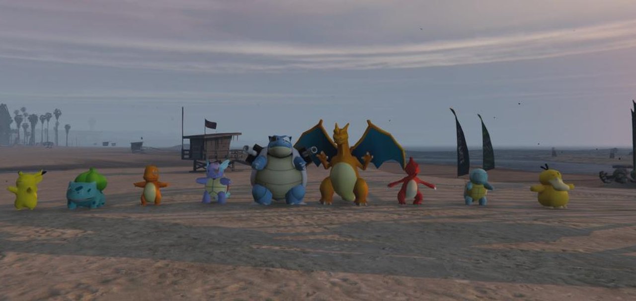 GTA V: mod traz a experiência de Pokémon GO para o game