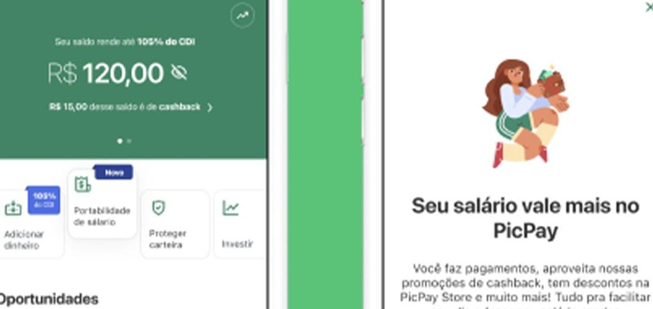 PicPay ganha recurso de portabilidade de salário; aprenda a usar