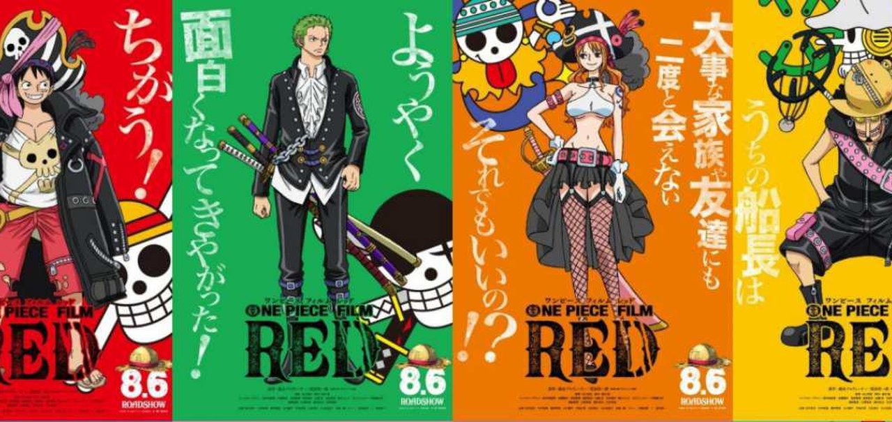 One Piece: Red - filme ganha trailer e pôster de divulgação; confira!