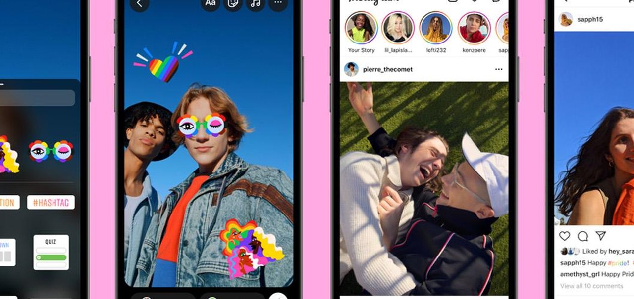 Facebook e Instagram ganham Avatares 3D do mês do orgulho LGBTQIA+
