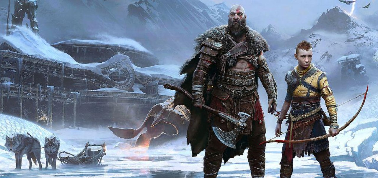 God of War Ragnarok mostra seus 9 reinos em mapa da edição de colecionador