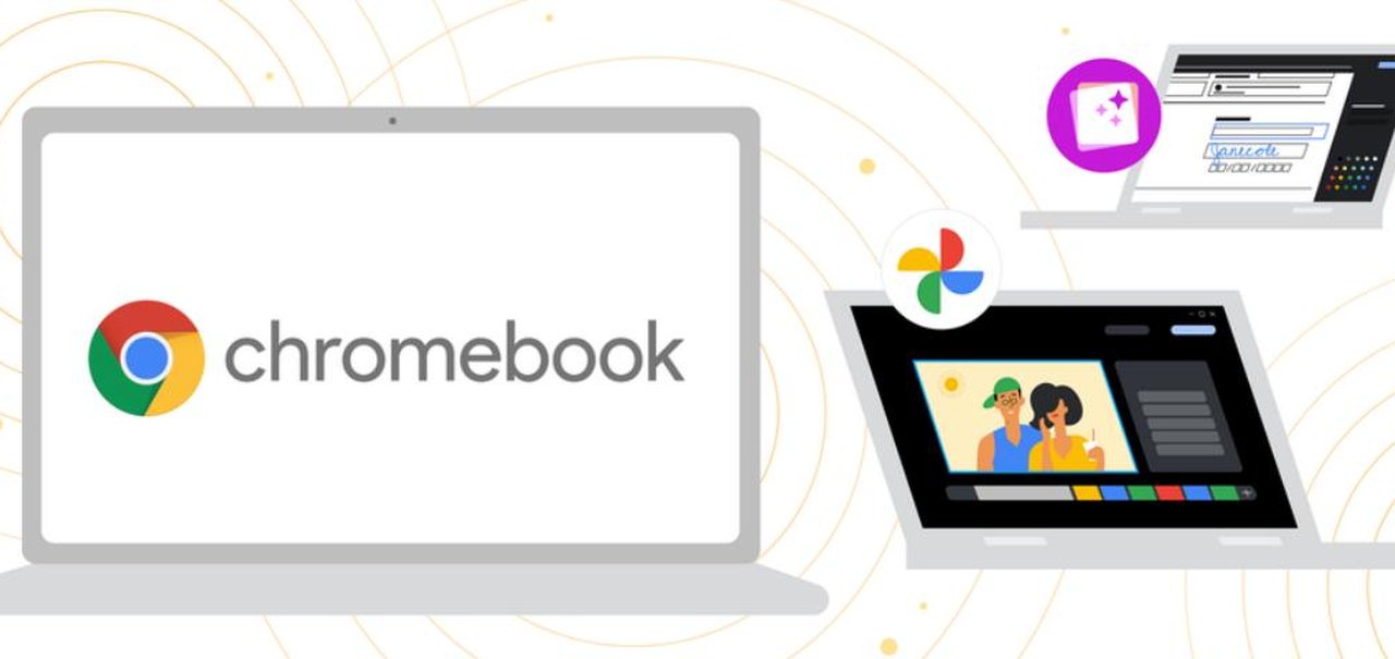 Chromebooks terão novos recursos de edição e produtividade