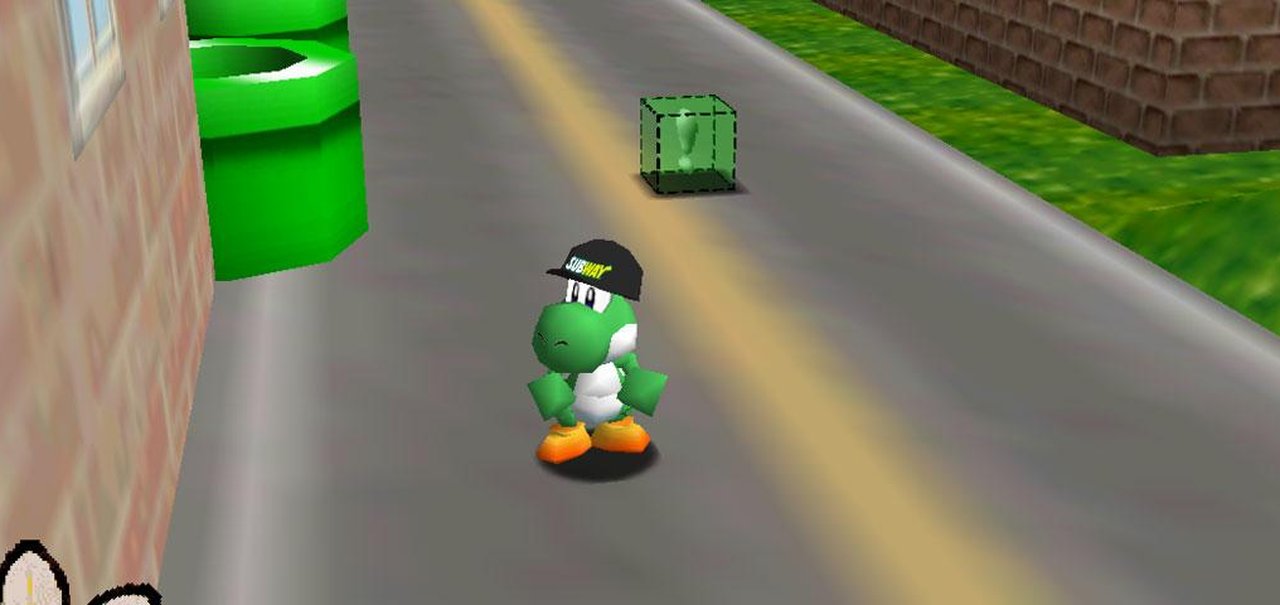 Yoshi foge da Receita Federal em jogo criado por fãs