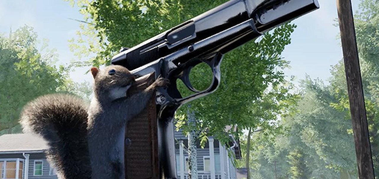 Squirrel with a Gun vira meme graças ao adorável esquilo armado