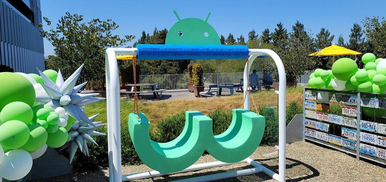 Google: estátua oficial do Android 13 tem forma de um bumbum