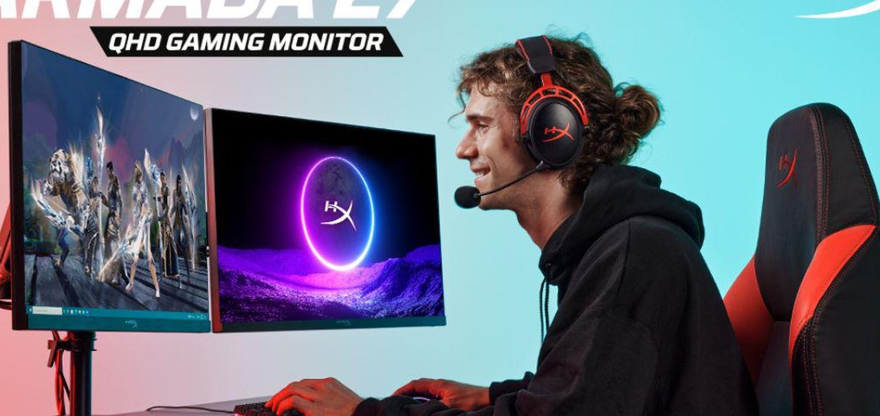 HyperX entra no mercado de monitores com sua nova série Armada