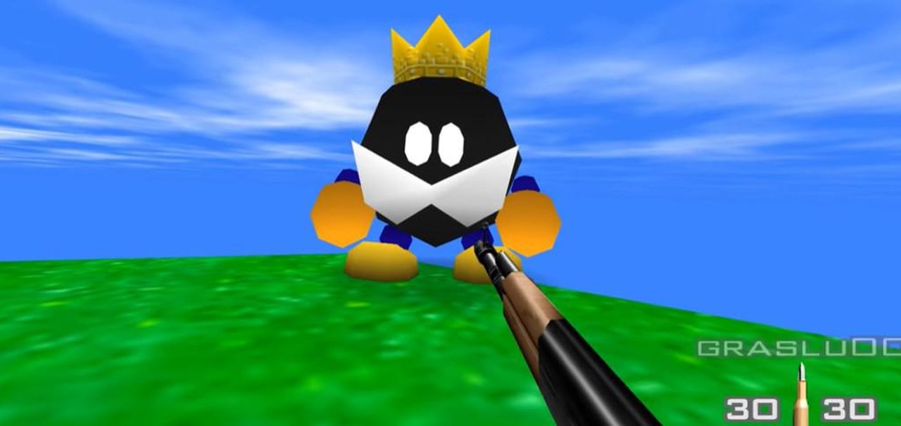 Super Mario 64 é reimaginado com gameplay de GoldenEye 007