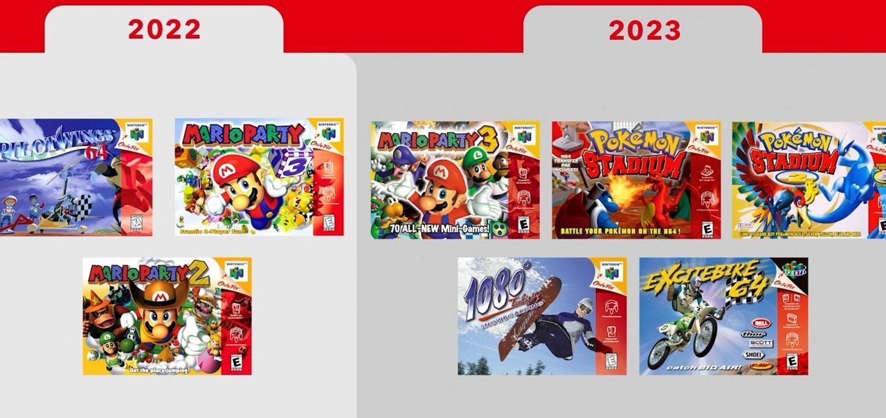 Switch vai receber GoldenEye 007, Mario Party e Pokémon Stadium de N64