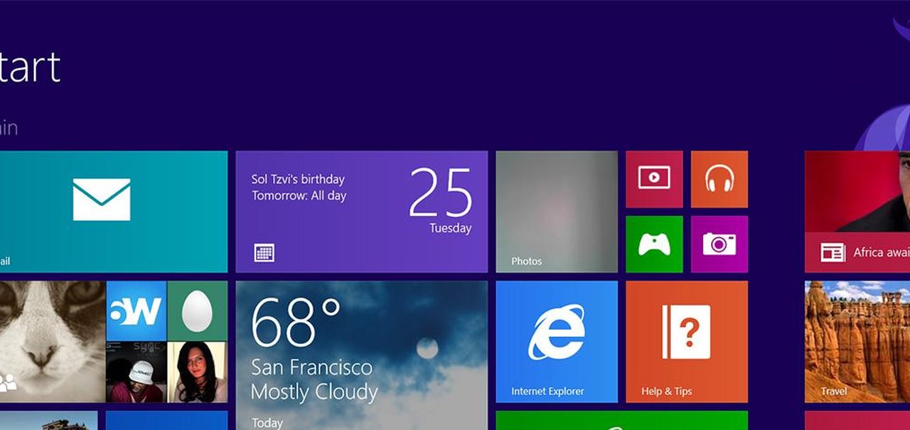 Windows 8: conceito inicial mostra widgets ao estilo Windows 11