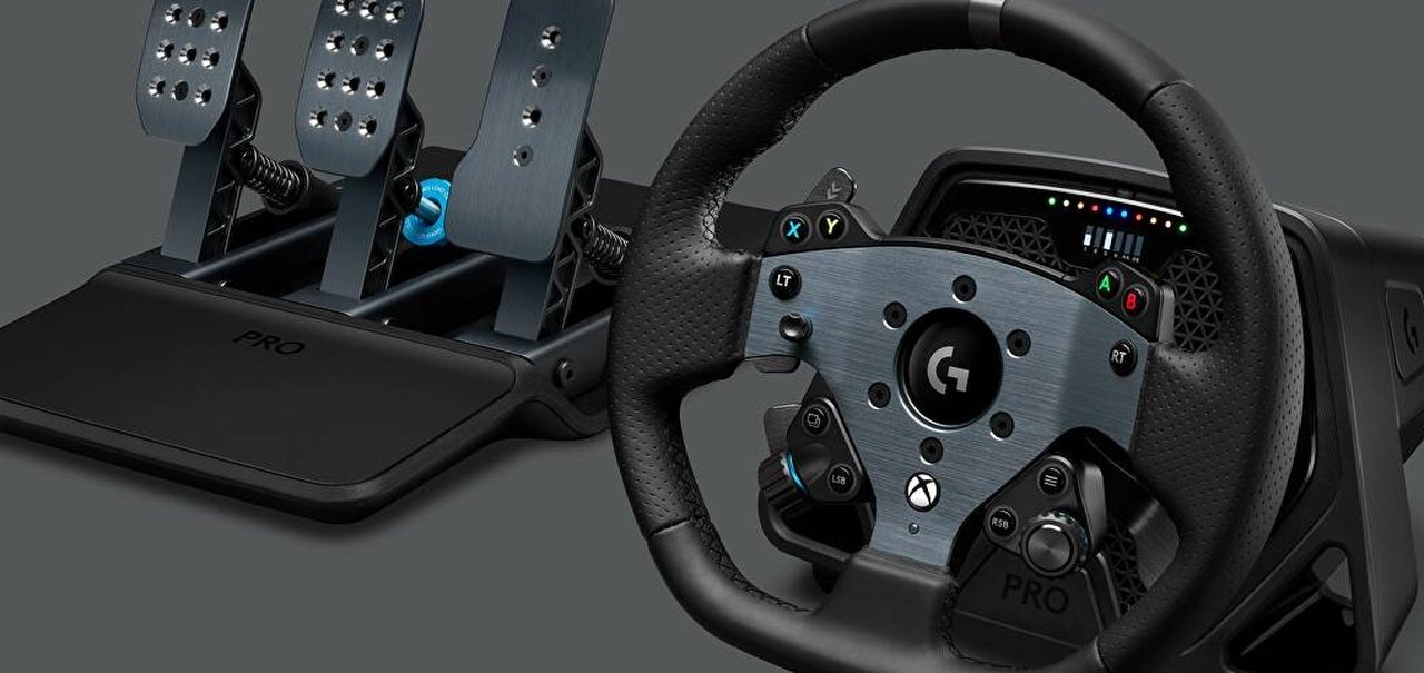 Logitech anuncia Pro Wheels & Pedals, volante profissional, na BGS 2022