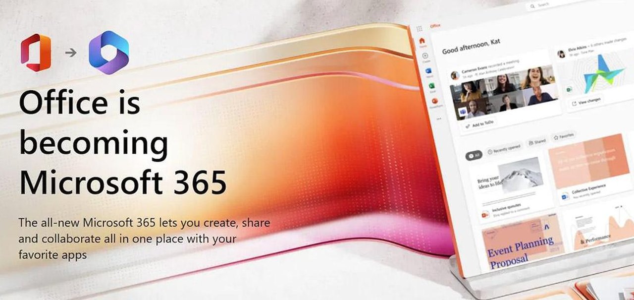 Office passa a se chamar Microsoft 365 em reformulação da marca